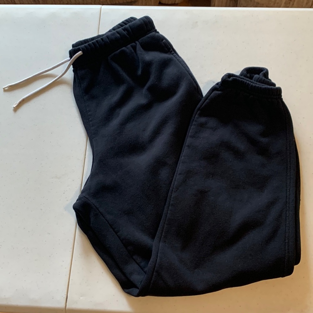 Womens black draw string joggers from Old Navy size S